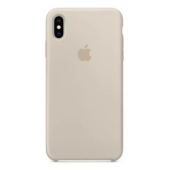 Apple iPhone XS MAX Silicone Case - Stone